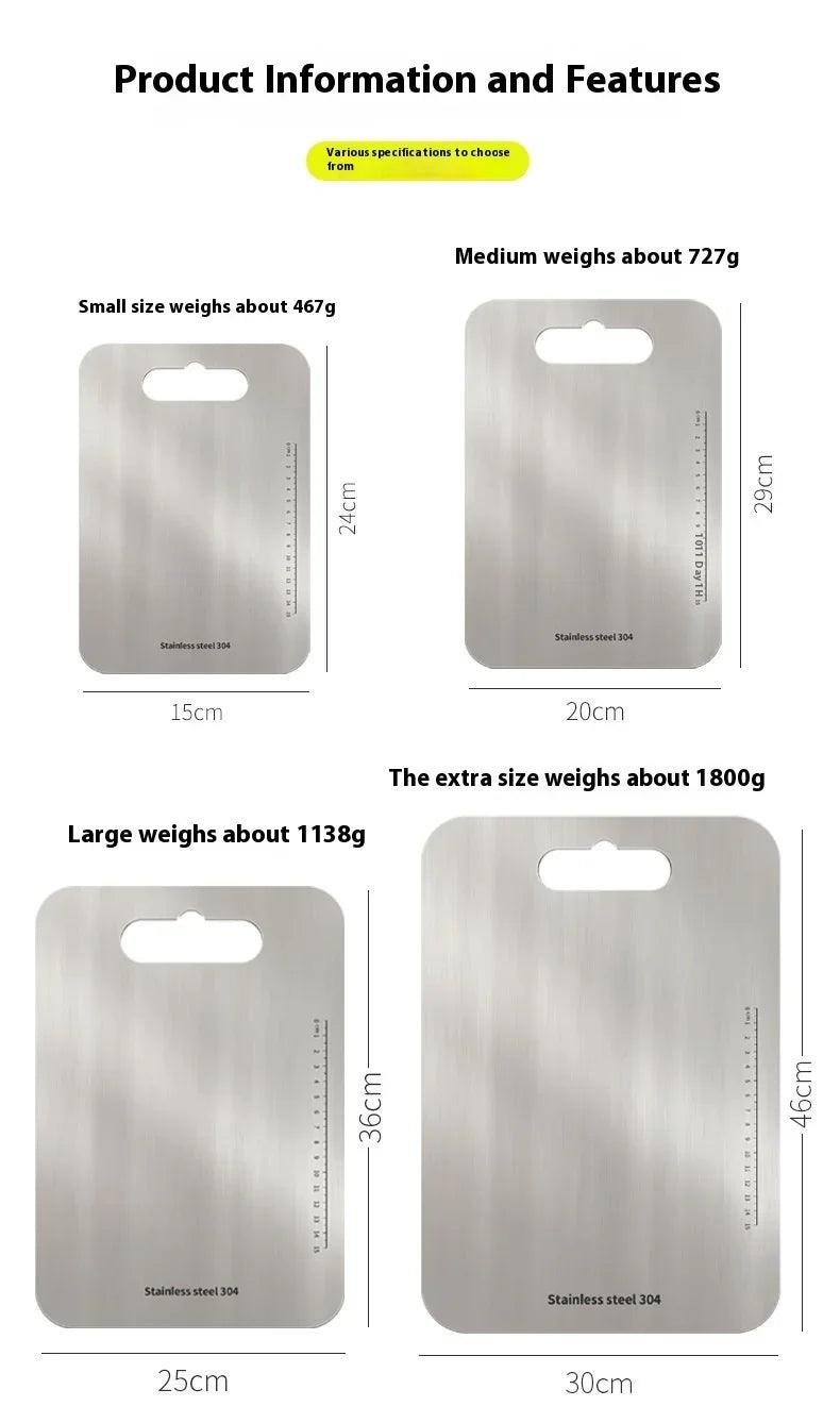 Household Stainless Steel Cutting Board Cut Vegetables EX-STOCK Canada