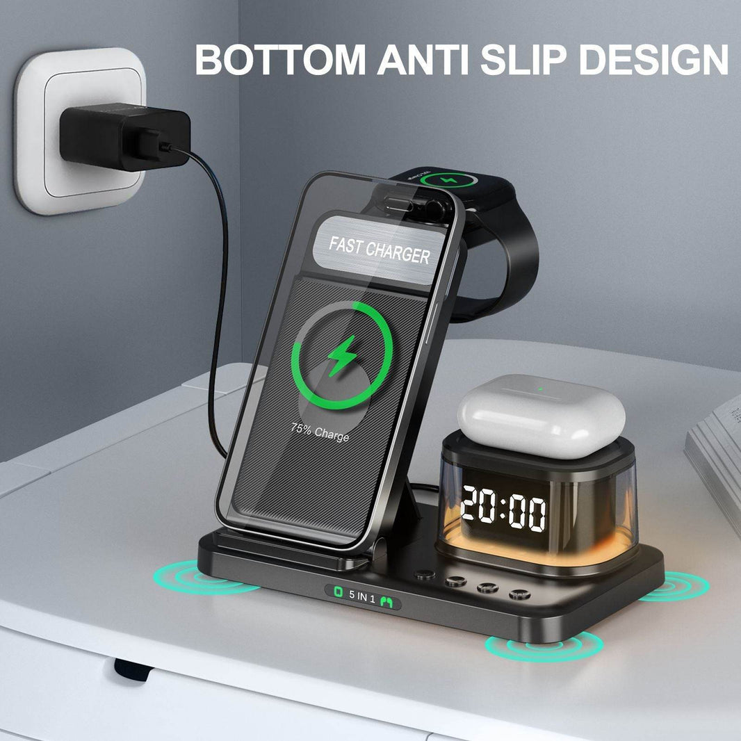 Creative Fast Wireless Charger Three-in-one Folding Bracket - EX-STOCK Canada