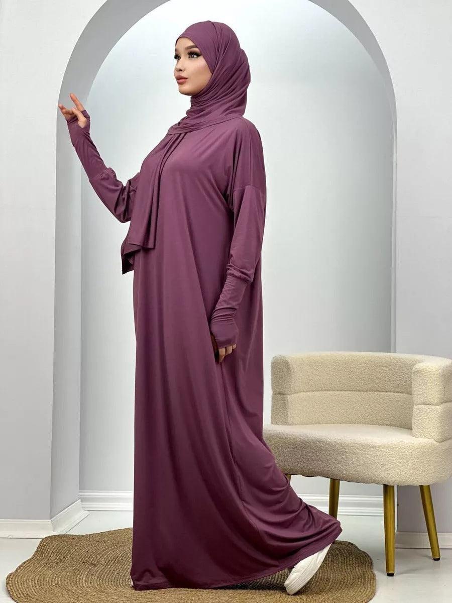 Damen Muslimische Robe PolyesterfaserEX-STOCK Canada