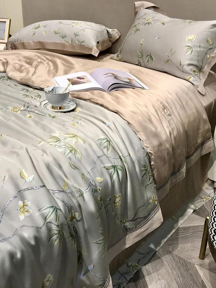 High-end Tencel Summer Cooling Duvet Four-piece Set EX-STOCK Canada