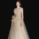 Champagne Annual Meeting Dinner Ladies Belt Long Dress EX-STOCK Canada