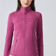 Long Sleeve Workout Tops for Women Halter Neck Zip Up gym top - EX-STOCK Canada