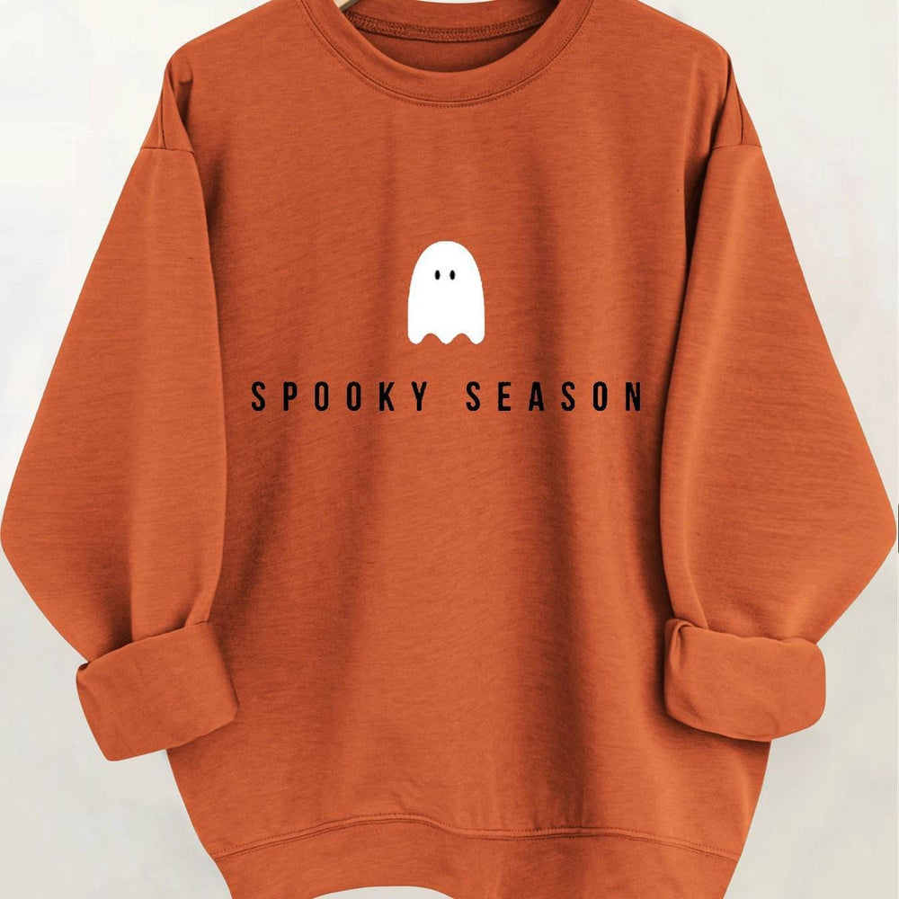 Spooky Season Halloween Graphic Sweatshirt - Women'S Casual - EX-STOCK Canada