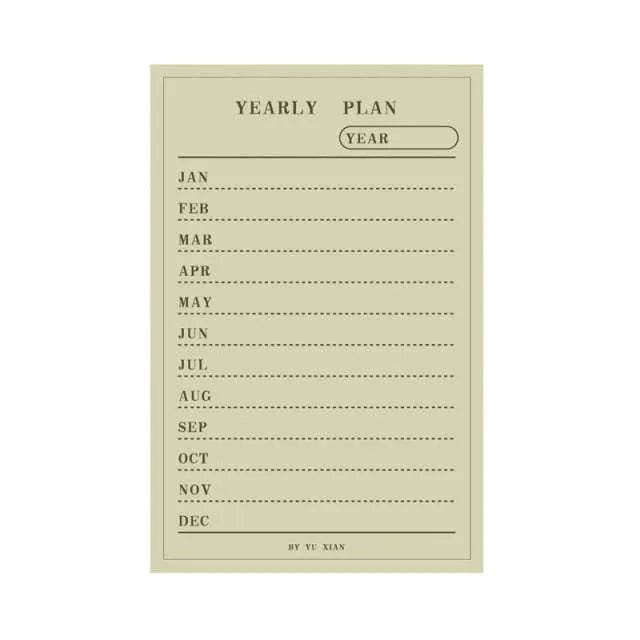 Daily Weekly Notepad Planner Tearable Message Memo Book - EX-STOCK Canada