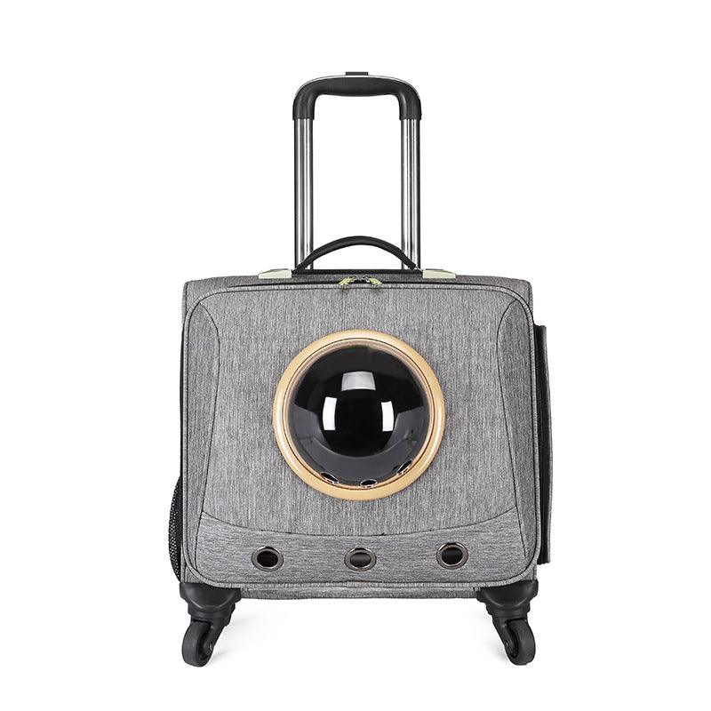 Universal-wheel Portable Pet Travel Carrier | EX-STOCK Canada