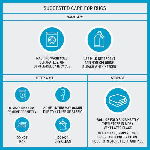 Woven Texture Stripe Bath Rug Grey 20x32 - EX-STOCK Canada