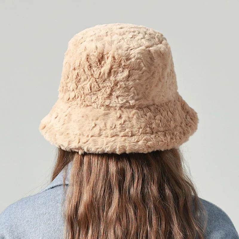 Lambswool Fisherman Sherpa Fleece Hat Winter Warm Fashionable Solid Color Hats For Women - EX-STOCK Canada
