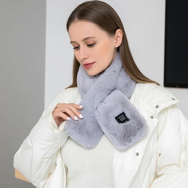 Bufanda calefactora USB, envoltura de cuello eléctrica con calefacción, almohadilla térmica para alivio del dolor, control de temperatura de tres niveles, calentador de cuello para mujeres y hombresEX-STOCK Canada