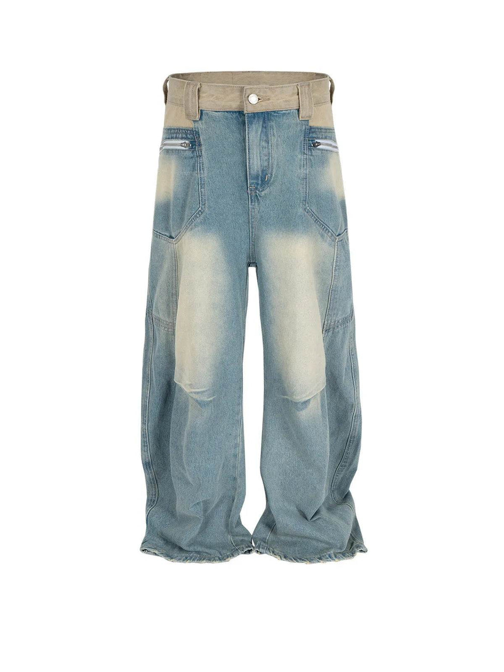 Washed Distressed Design Baggy Jeans Pant For Men And Women - EX-STOCK Canada