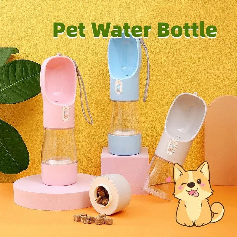 Pet Dog Water Bottle Feeder Bowl Portable Water Food Bottle Pets Outdoor Travel Drinking Dog Bowls Water Bowl For Dogs EX-STOCK Canada