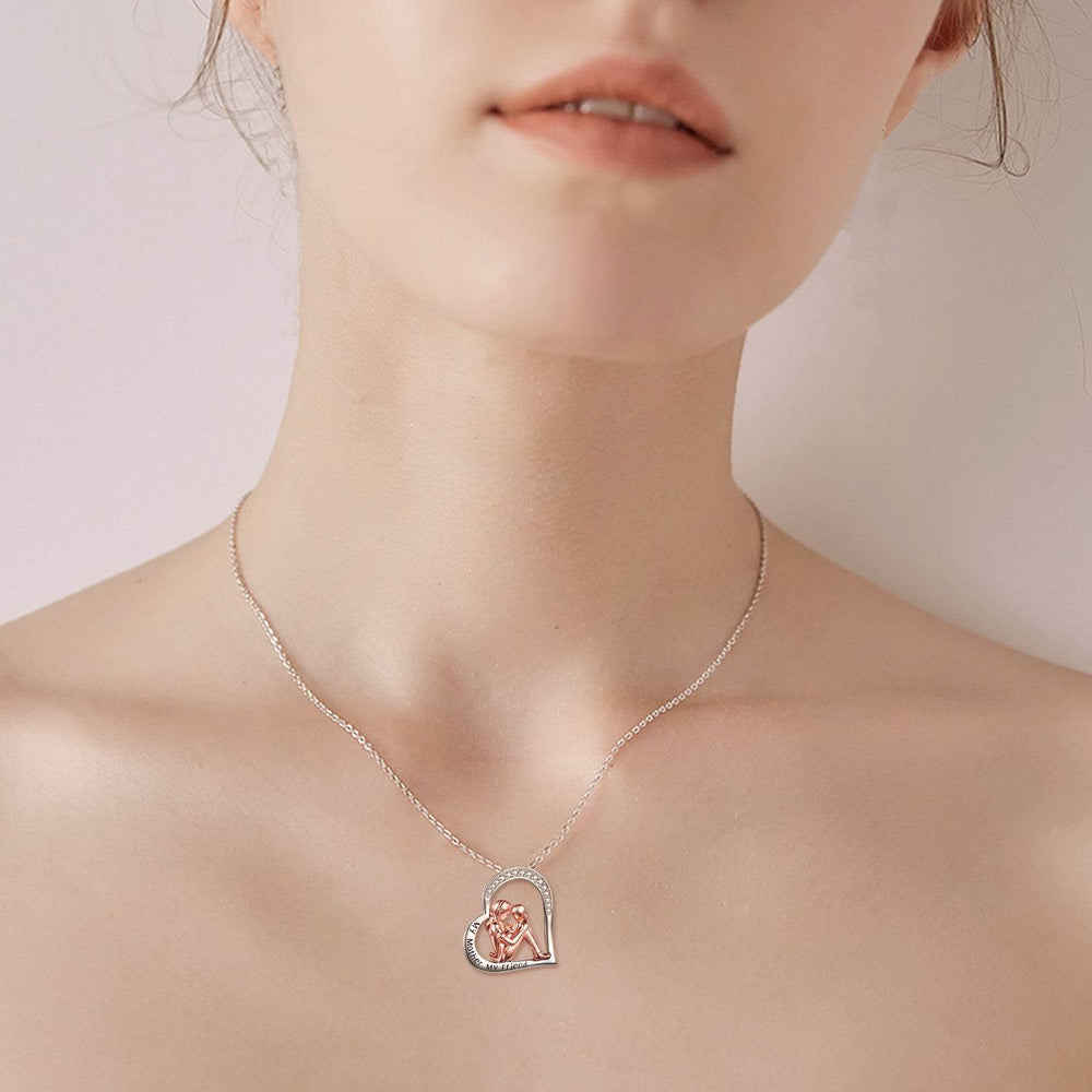 Mother's Day Necklace 925 Sterling Silver Engraved My Mother My Friend - EX-STOCK Canada