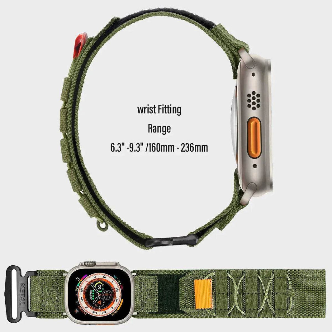 Nylon Woven Replaceable Canvas Strap Watch Band for Apple iwatch - EX-STOCK Canada