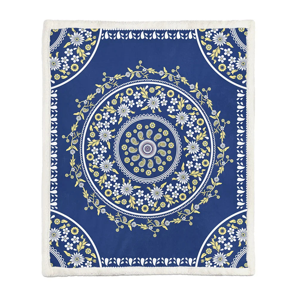 Flannel Blanket Air Conditioning Blanket Napping Blanket EX-STOCK Canada