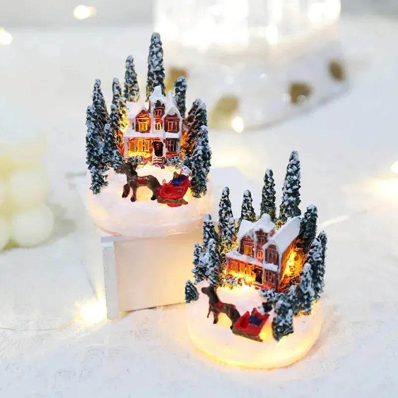 Christmas Decorations Resin House Gifts - EX-STOCK Canada