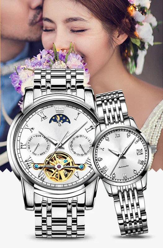 Couple's Automatic Pair Of Mechanical Watches EX-STOCK Canada