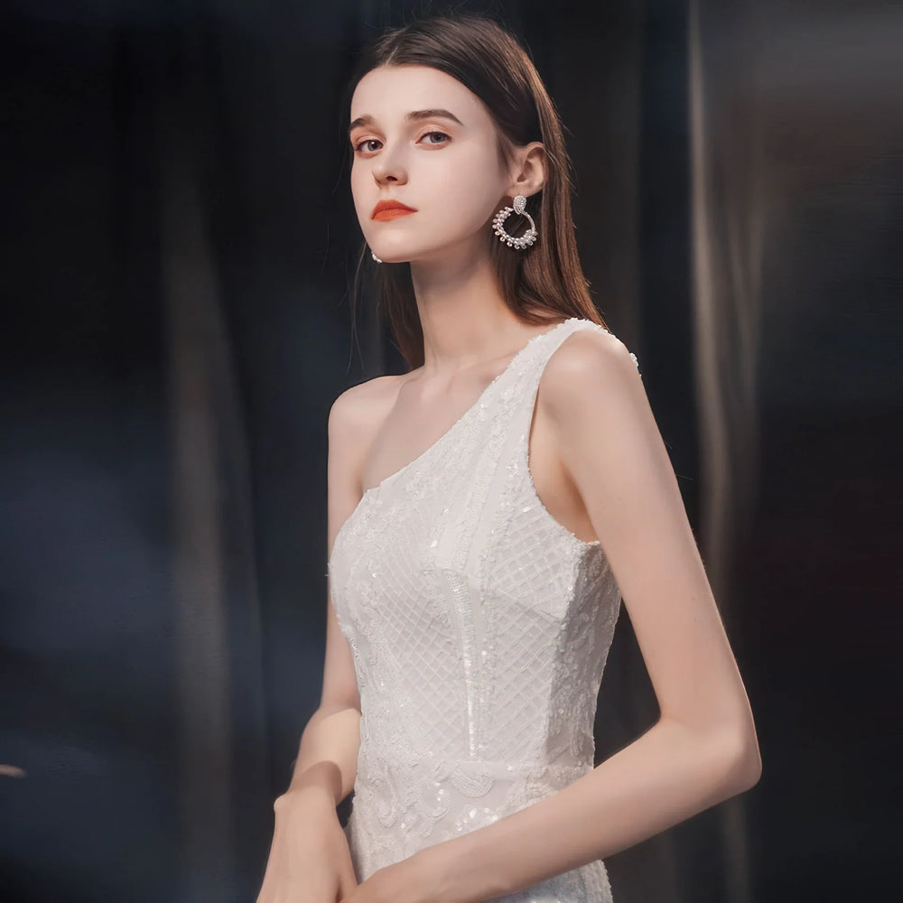 Women's High-end Entry Lux Elegant Socialite Dinner Party Sexy Long Slimming Fishtail Dress EX-STOCK Canada