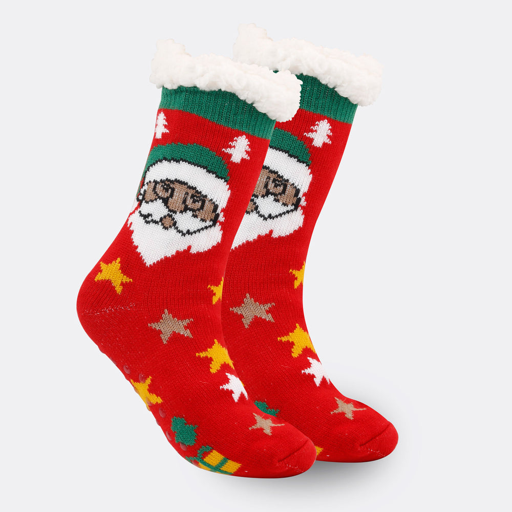 Christmas Women's Thickened Fleece-lined Room Socks EX-STOCK Canada