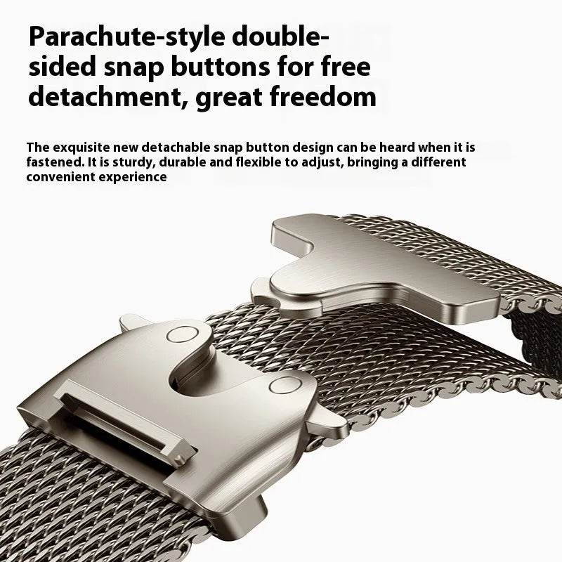 Fashion Titanium Parachute Buckle Milanis Watch Strap - EX-STOCK Canada