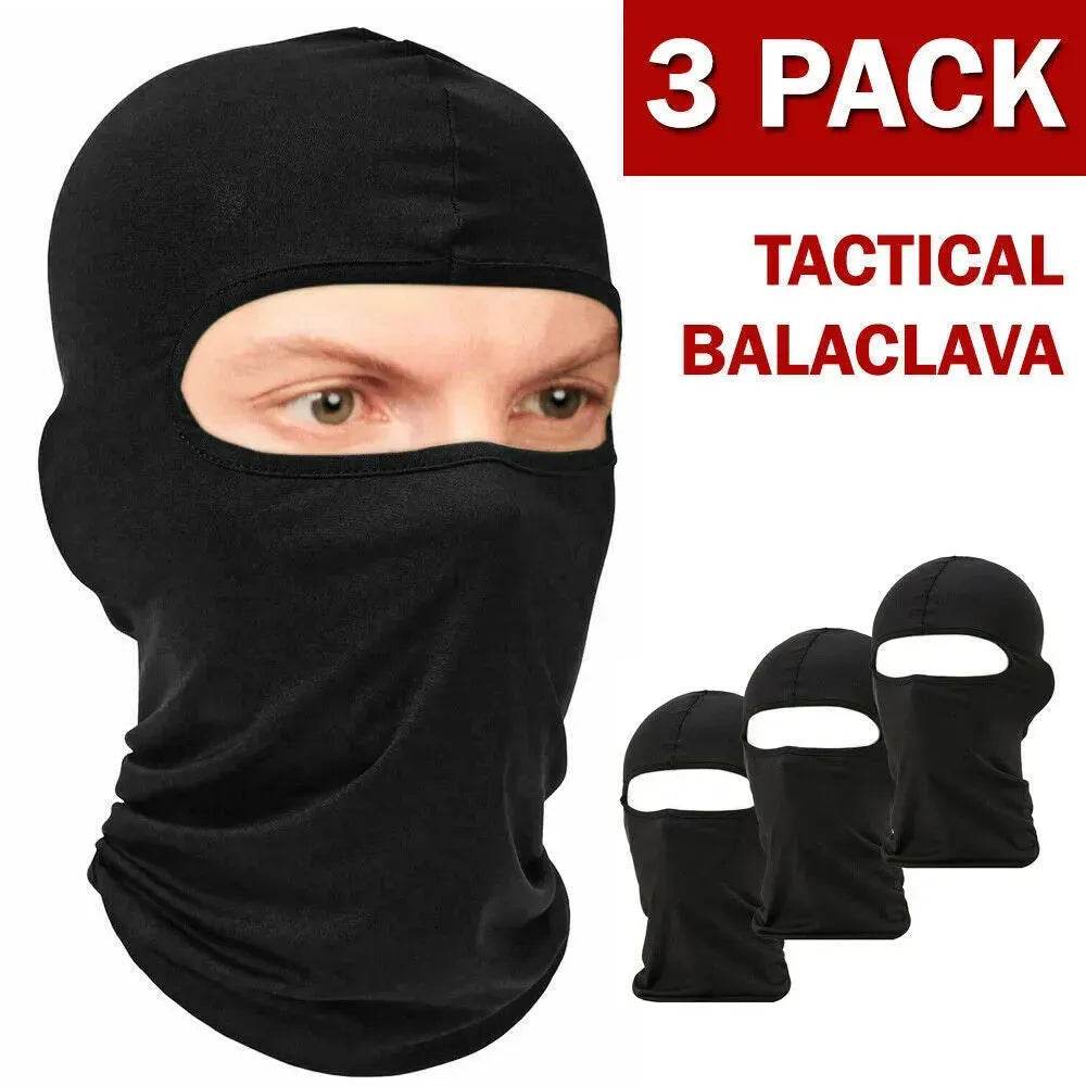 3 Pack Tactical Balaclava Thin Full Face Mask Lightweight Motorcycle Warmer Ski - EX-STOCK Canada