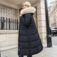 Women's Mid Length Fur Hoodie Winter Jacket Coat - EX-STOCK Canada