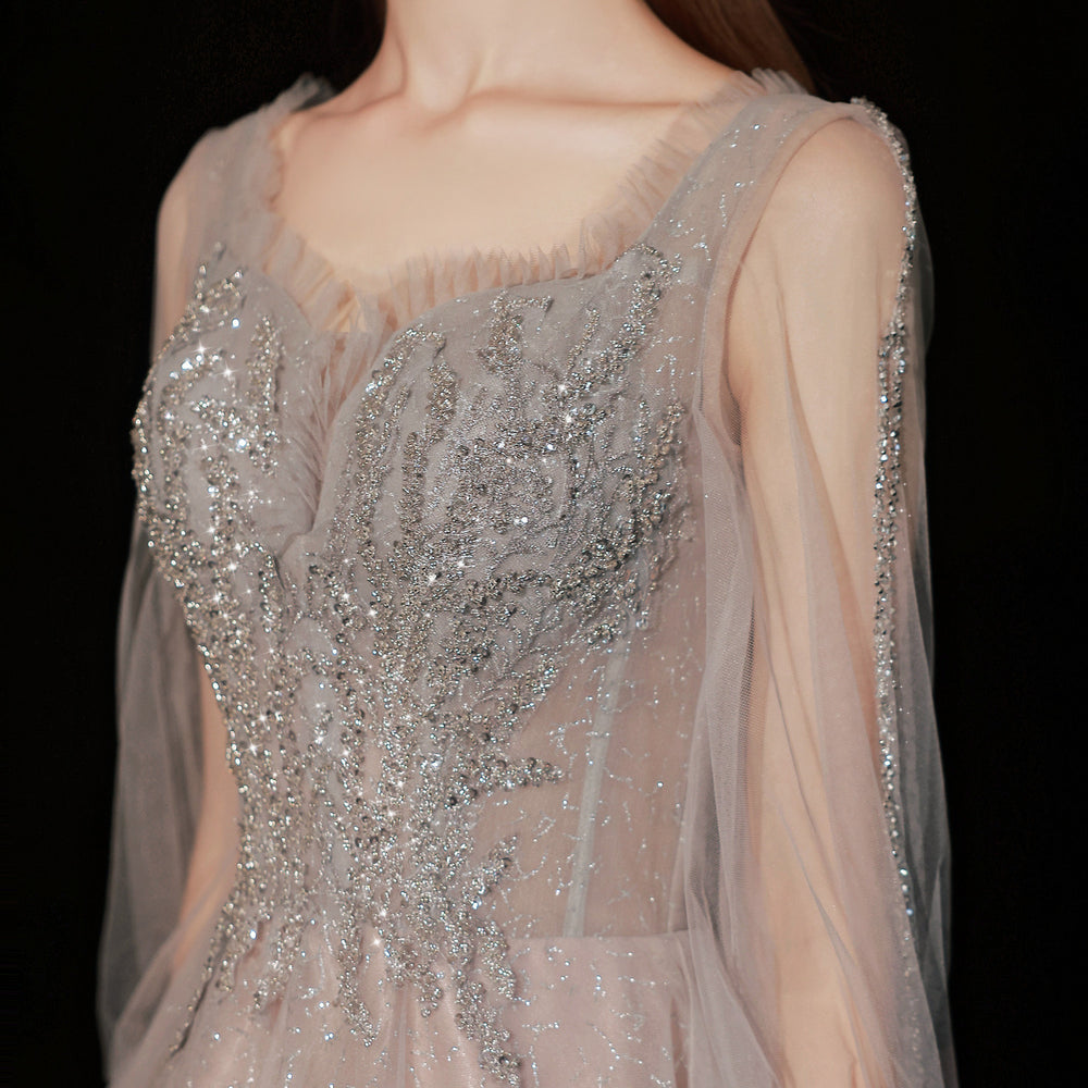Women's Long-sleeved Host Dinner Annual Meeting Dress EX-STOCK Canada