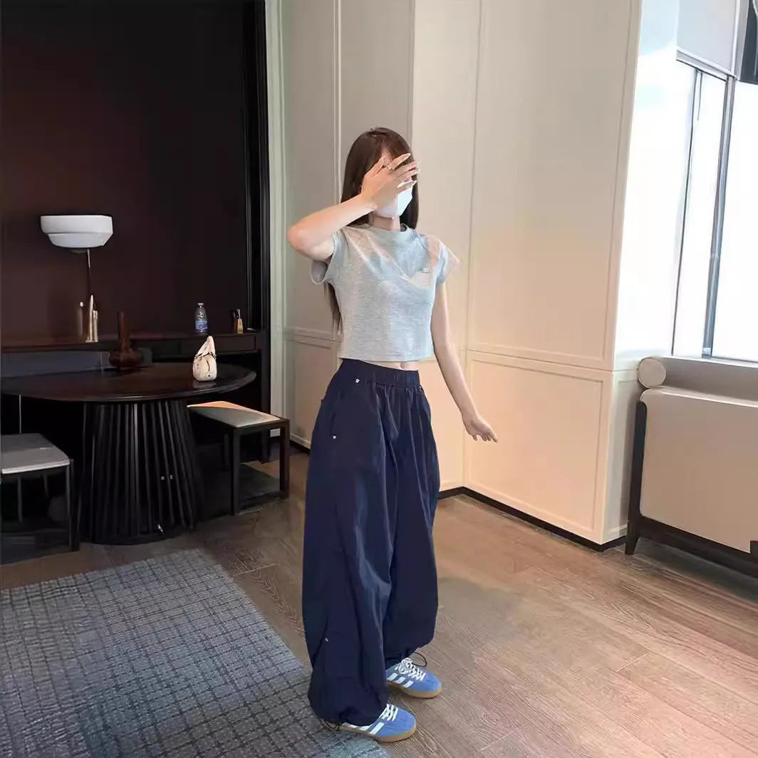 Casual Fashion Oversized Baggy Workwear Pant for women