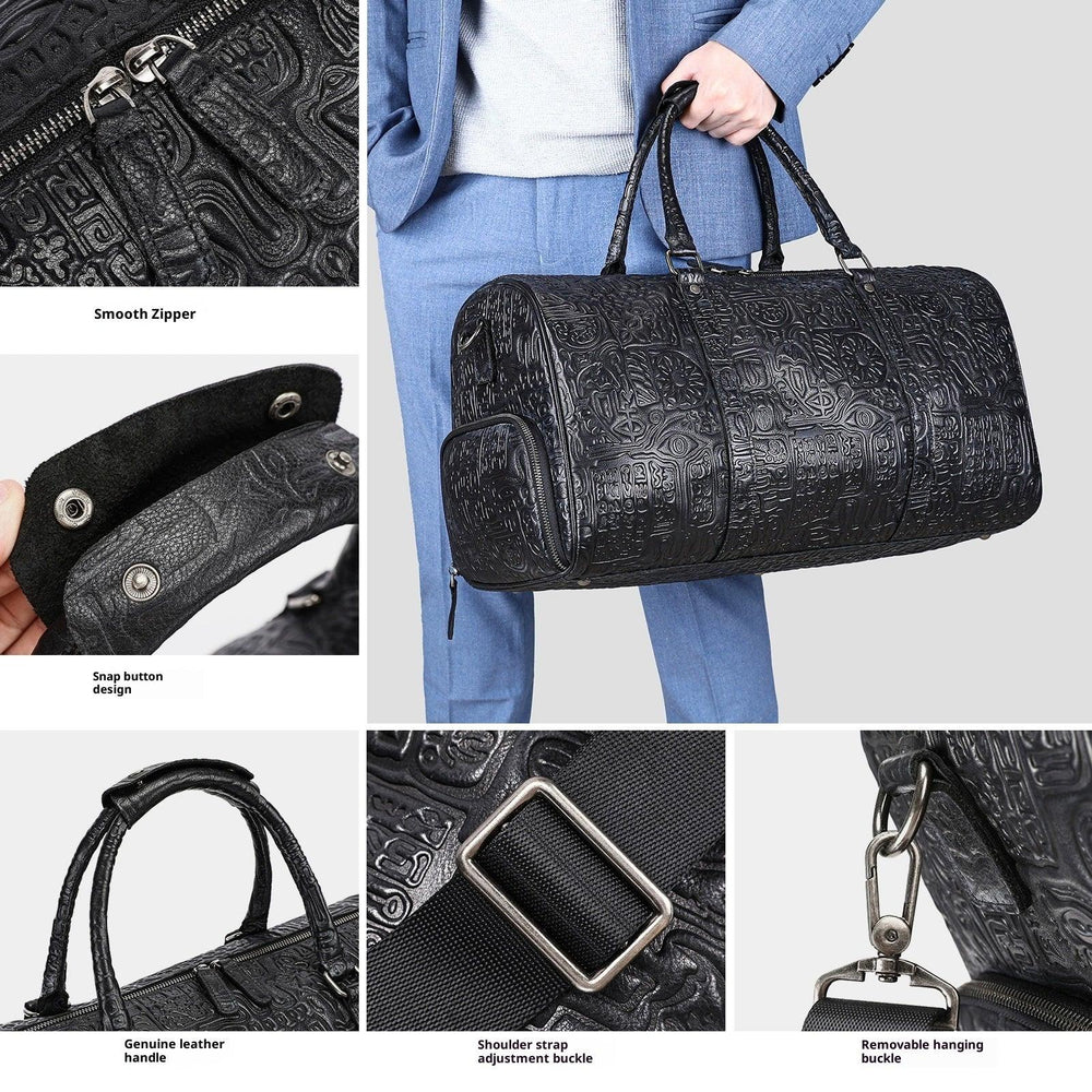 Borsa da Uomo con Design in Rilievo Retrò | EX-STOCK Canada