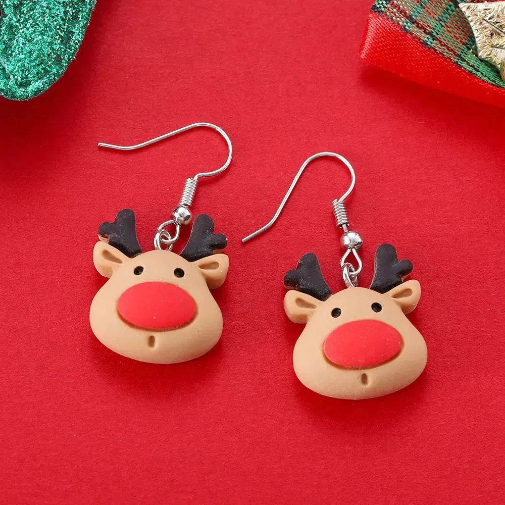 Creative Cartoon Christmas Earrings Fashion - EX-STOCK Canada