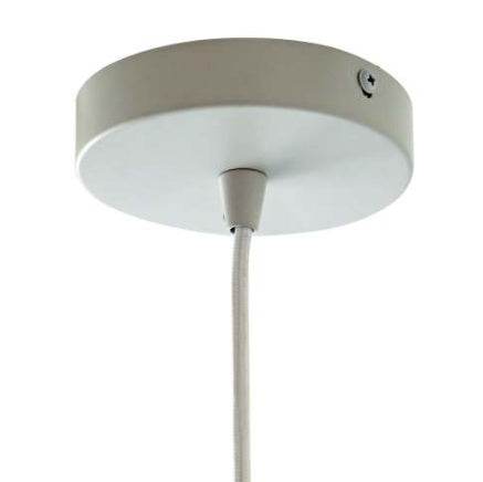 Dorset Pendant Lamp - White And Natural Terracotta - EX-STOCK Canada