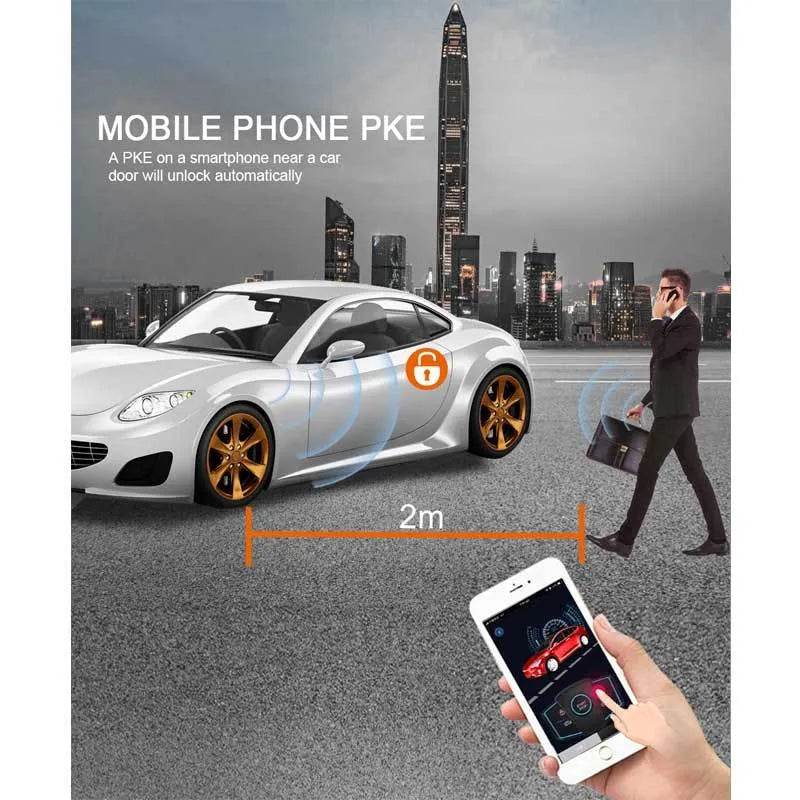 Car Intelligent Induction Keyless Entry GSM Mobile Phone Operated Car Remote Control Anti-theft Device - EX-STOCK Canada
