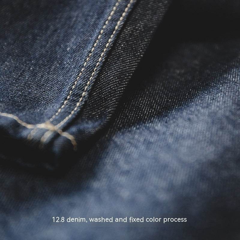 Vintage Denim Washed Elastic Waist Loose Jeans Cityboy Wide Leg Tapered Pants Men - EX-STOCK Canada