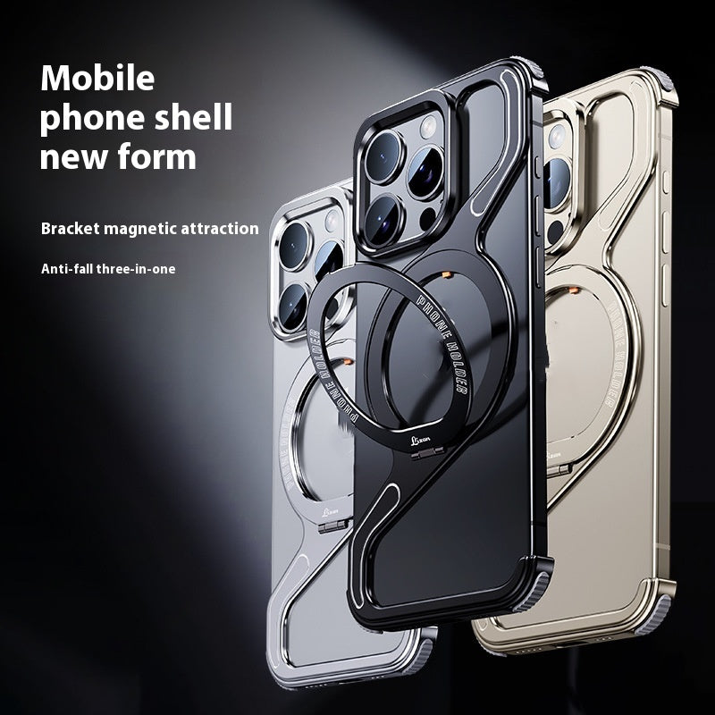 Z-type Metal Bracket Magnetic Phone Case EX-STOCK Canada