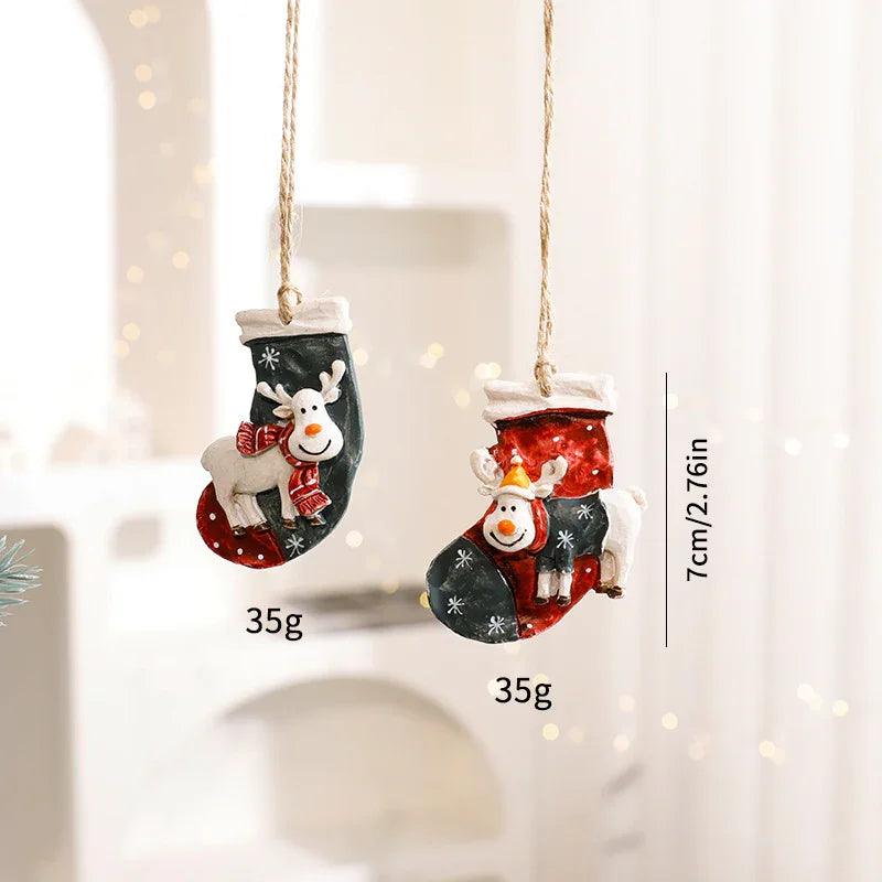 Decorazioni di Natale Cartone Animato Renna OrnamentiEX-STOCK Canada