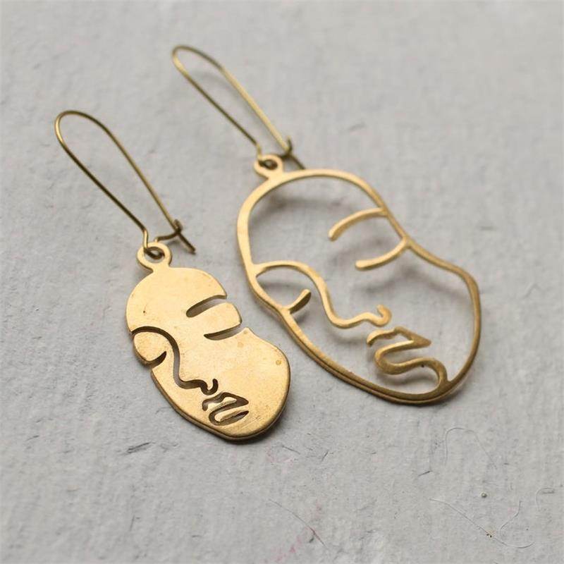 Personality Couple Earrings Fashion Alloy Jewelry - EX-STOCK Canada