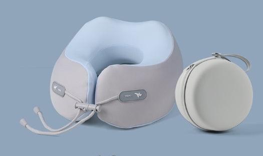 Cuscino da viaggio per il collo a forma di U in memory foam con spazio di archiviazione - EX-STOCK Canada