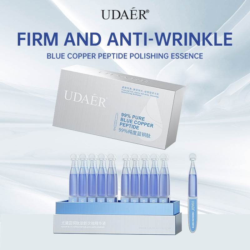 UDAER Blue Copper Peptide Serum Essence Rejuvenating Moisturizing Anti-wrinkle, Soothing And Repairing - EX-STOCK Canada