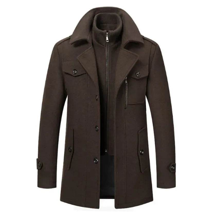 Cold-resistant Plus Cotton Woolen Men's Jacket - EX-STOCK Canada