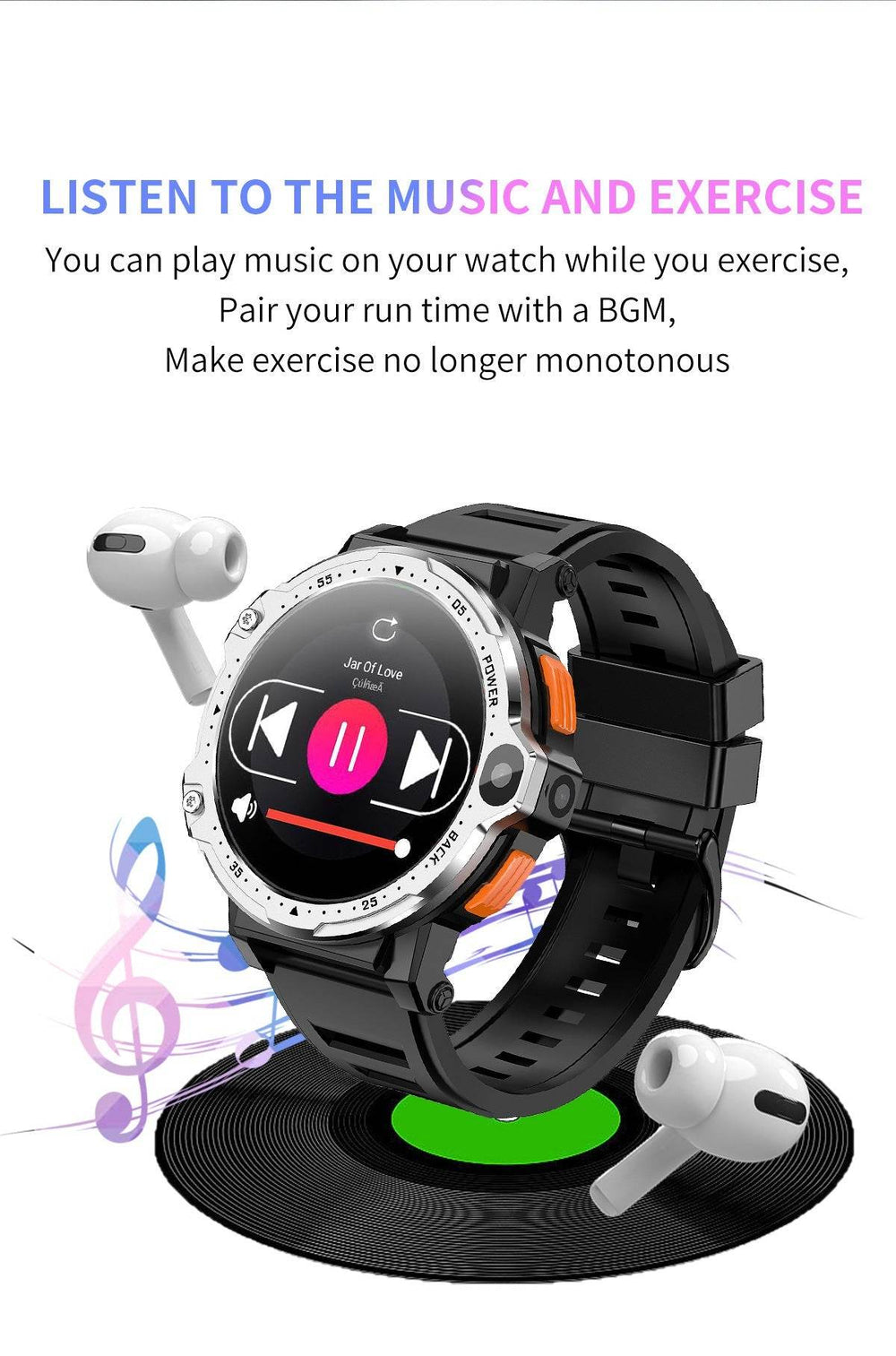 AP6 Smart Watch Dual Camera 4G Plug-in Card EX-STOCK CANADA