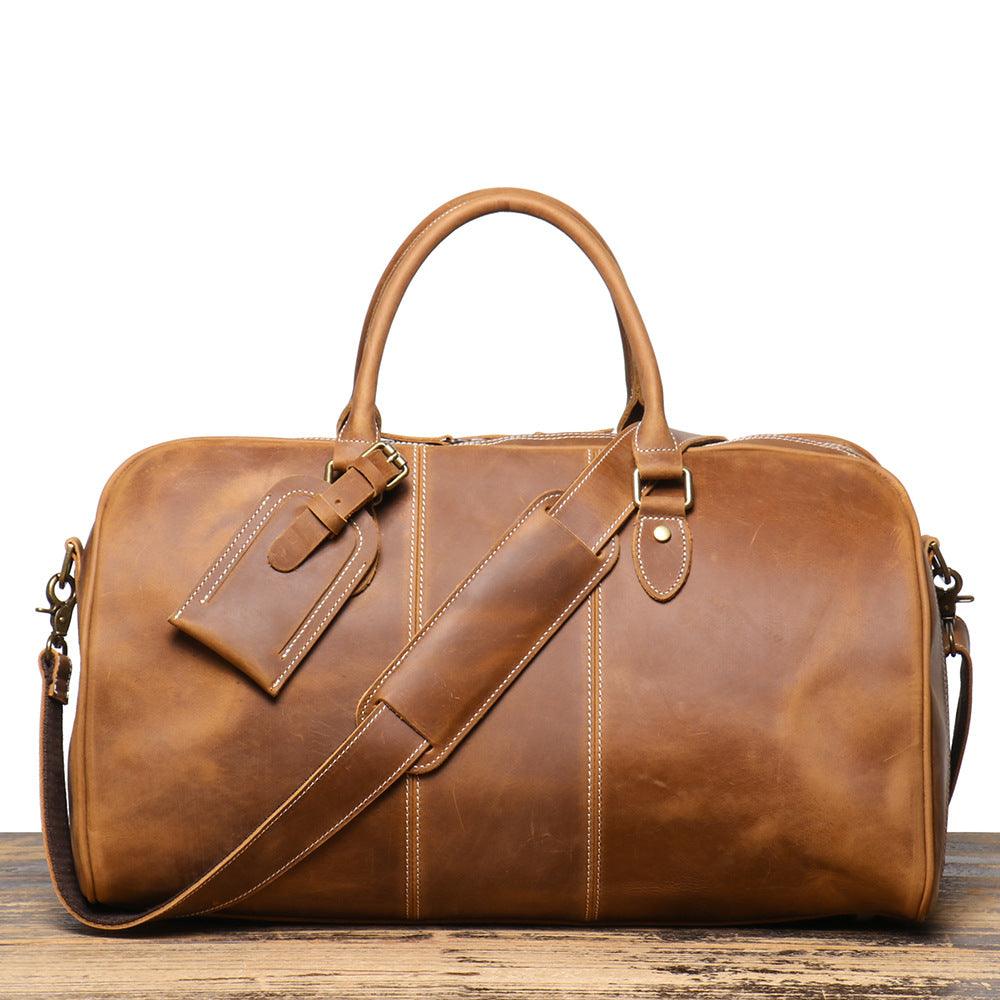 Retro Neue Herren Echtes Leder Tragbare Reisetasche | EX-STOCK Canada