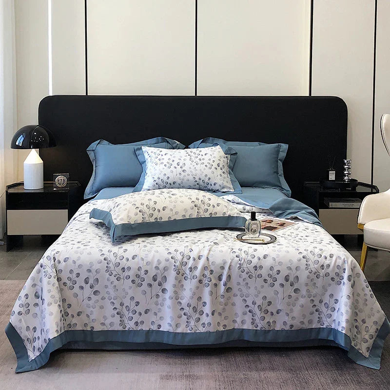 Tencel Summer Duvet Four-piece Washed Silk EX-STOCK Canada