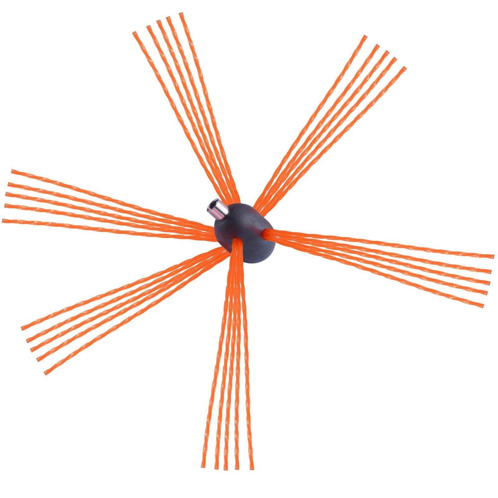 30 Feet Chimney Sweep Kit, W 9 Reinforced Nylon Flexible Rods, Ergonomic Chimney Cleaning Brush, 360-Degree Brush Chimney Cleaner, Rich Accessories For Fireplace Flue Home Use Fits Most Pipes - EX-STOCK Canada