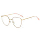 Women's Plate Anti-Blue Light Glasses Fashion Metal Large Frame - EX-STOCK Canada