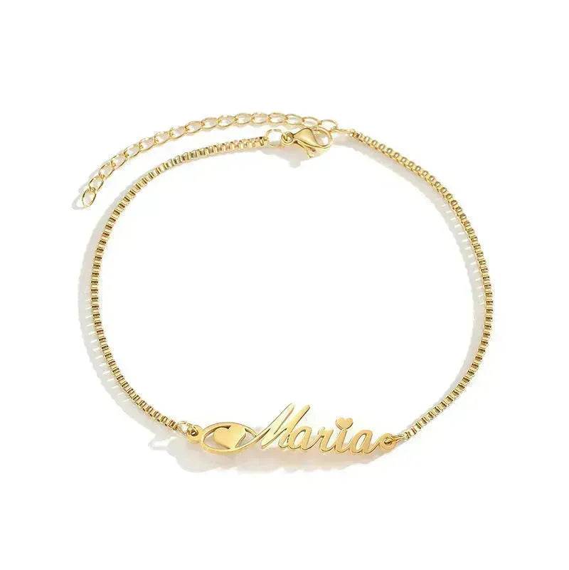 Women Custom and Personalized Stainless Steel English Letter Bracelet From Europe And America - EX-STOCK Canada
