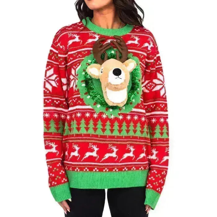 Top de pull de Noël drôle pour couple