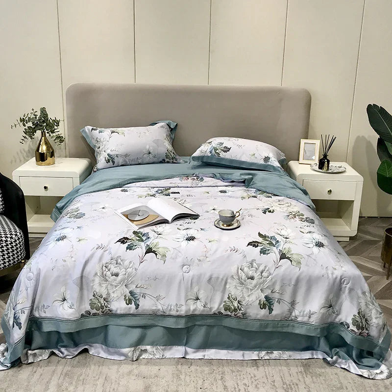 High-end Tencel Summer Cooling Duvet Four-piece Set EX-STOCK Canada