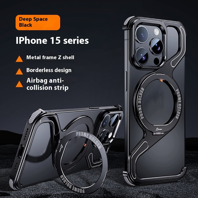 Z-type Metal Bracket Magnetic Phone Case EX-STOCK Canada
