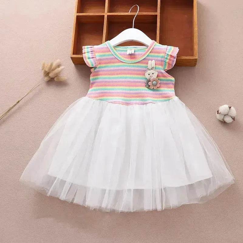 Newborn baby Girls' Summer Vest Dress Infant dresses. - EX-STOCK Canada