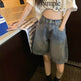 Retro Unisex Denim Jeans Short - EX-STOCK Canada