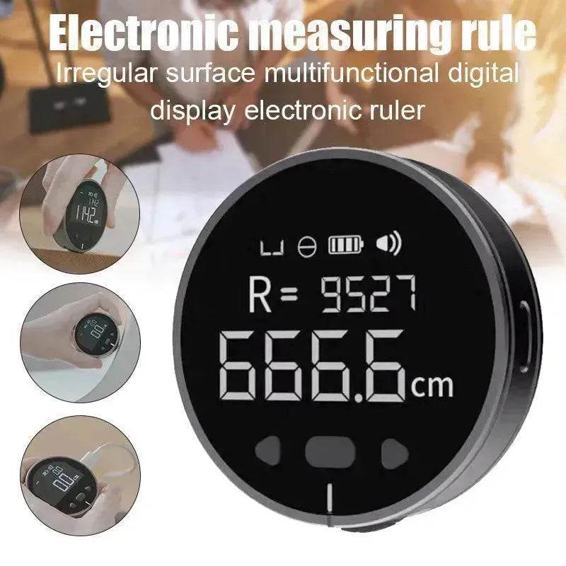 Digital Distance Measuring Instrument Electronic Measuring Ruler Tape Measure High Definition Digital LCD High Precision Electronic Measuring Ruler Tool - EX-STOCK Canada