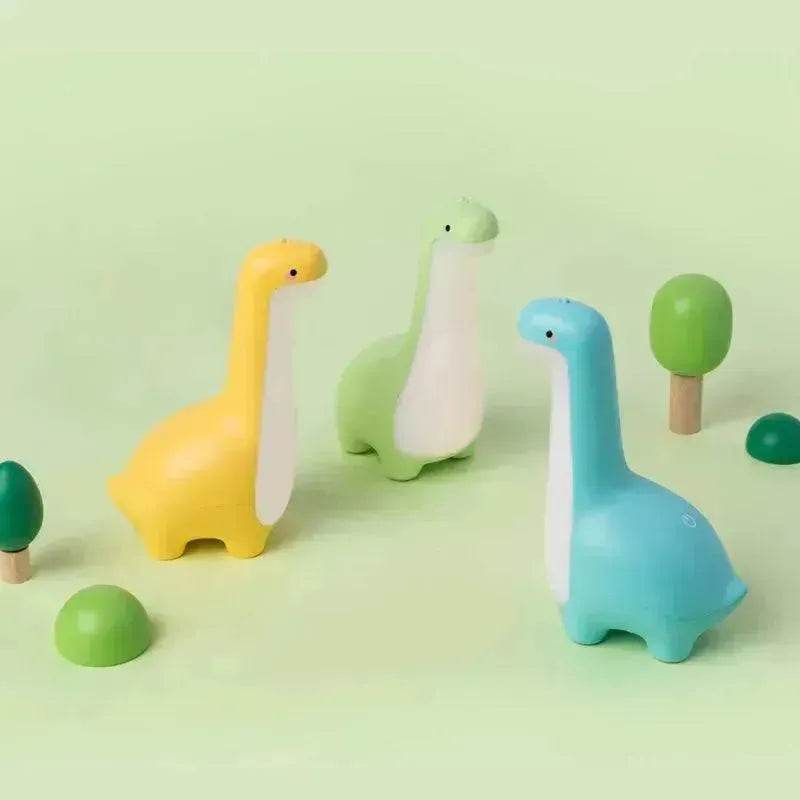 Dinosaur Night Light Cute Children's Night Light Eye Protection Bedside Timing Lamp USB Charging Room Decoration Children's Gift - EX-STOCK Canada